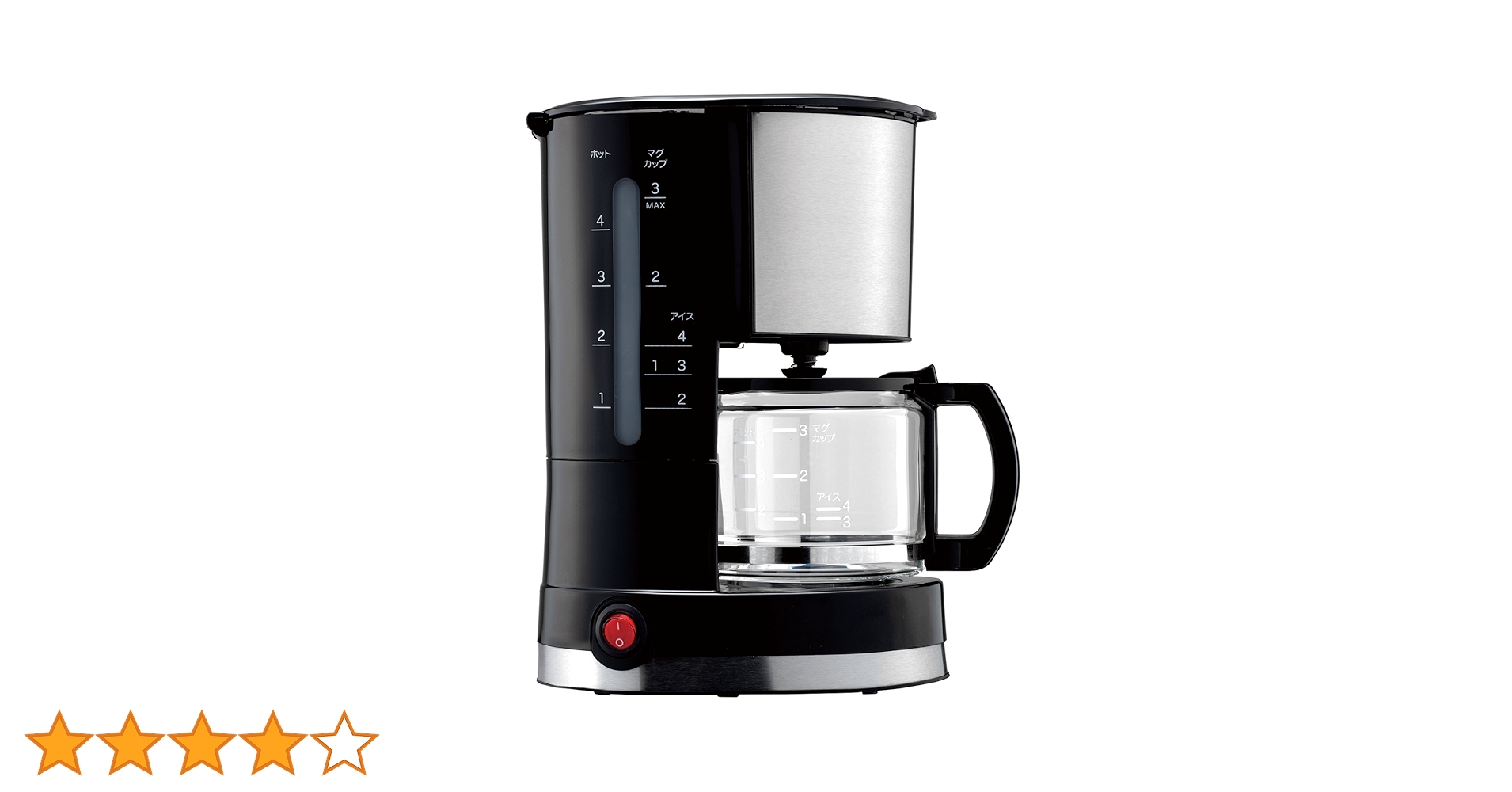 Amazon | シロカ ドリップ式コーヒーメーカー SCM-401[メッシュ